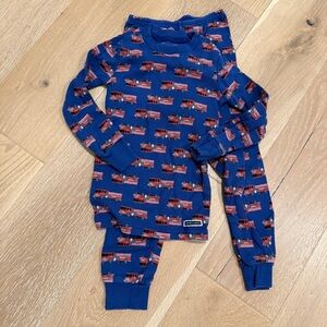 Janie and Jack Fire Truck Pajama Set